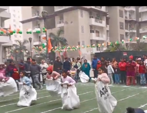 Samruddhi Grand Avenue Society celebrates Sports Day, residents enthusiastically