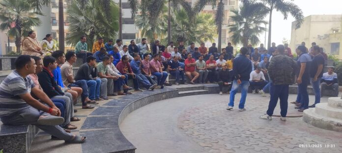 Residents unite against alleged bias and builder influence in society affairs; call for voter list correction. Residents unite against alleged bias and builder influence in society affairs; call for voter list correction.