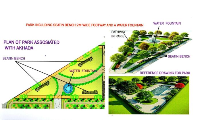 Gautam Buddh Nagar Wrestling Association President Satpal Yadav being warmly welcomed by residents at Sector-73 Mahadev Apartment after the inauguration of new wrestling akhadas in Noida.