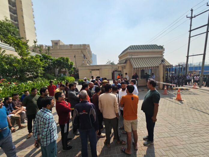 Official order issued by the Deputy Registrar, Firms, Societies & Chits, Ghaziabad, regarding the disputed AOA election of ATS Happy Trails, Greater Noida West. The document cites compliance with state norms and dismisses allegations of irregularities raised by residents. Official order issued by the Deputy Registrar, Firms, Societies & Chits, Ghaziabad, regarding the disputed AOA election of ATS Happy Trails, Greater Noida West. The document cites compliance with state norms and dismisses allegations of irregularities raised by residents.