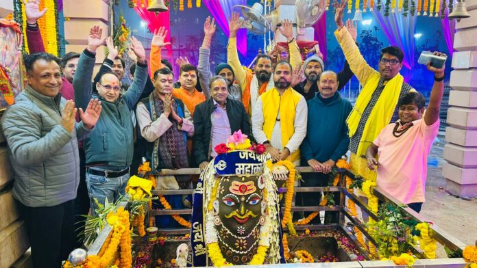 A glimpse of the spiritually charged Mahakal Aarti held at the temple premises.
