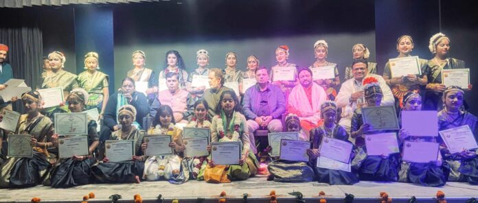 Dignitaries and community leaders during the Sashtapreethi Festival celebrations in Noida, marked by devotion, cultural unity and the screening of “Ayyappa Chaitanyam.”
