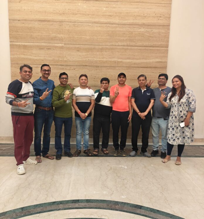 Residents of Casa Greens 1 participate enthusiastically in the 2026 AOA election process in Greater Noida West.