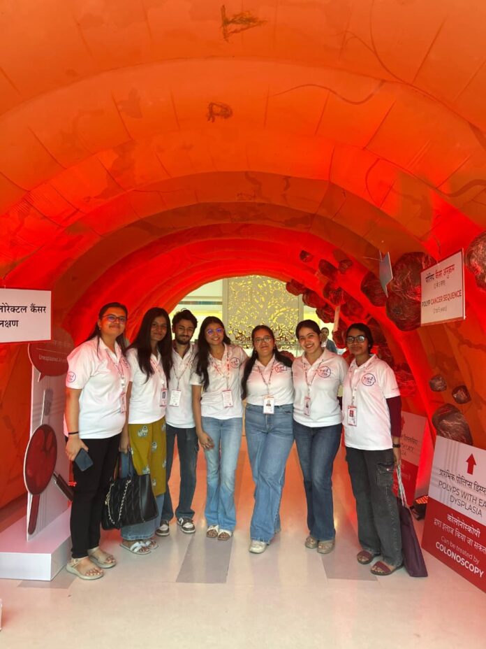 Awareness drive at Medanta Hospital Noida highlights early detection and prevention of colorectal cancer and kidney diseases, with experts guiding residents on healthier living. Awareness drive at Medanta Hospital Noida highlights early detection and prevention of colorectal cancer and kidney diseases, with experts guiding residents on healthier living.