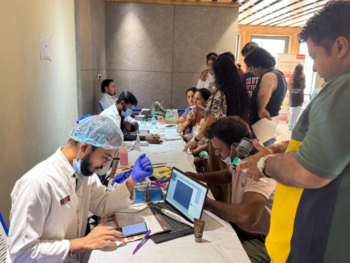 Free health camp at asotech windsor court sees strong participation, promotes preventive healthcare among residents