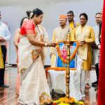 Lighting the ceremonial diya marks the auspicious beginning of the Vikram Samvat 2083 celebrations at Millennium School, Sector 119.
