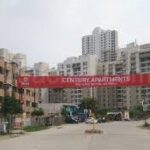 Residents of Century Apartment, Sector 100 during a meeting amid the ongoing AOA election dispute, as administration orders fresh polls within one month.