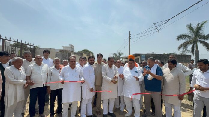 Development works worth over ₹1.2 crore inaugurated across multiple villages in Dadri, boosting roads, drainage, and public infrastructure.