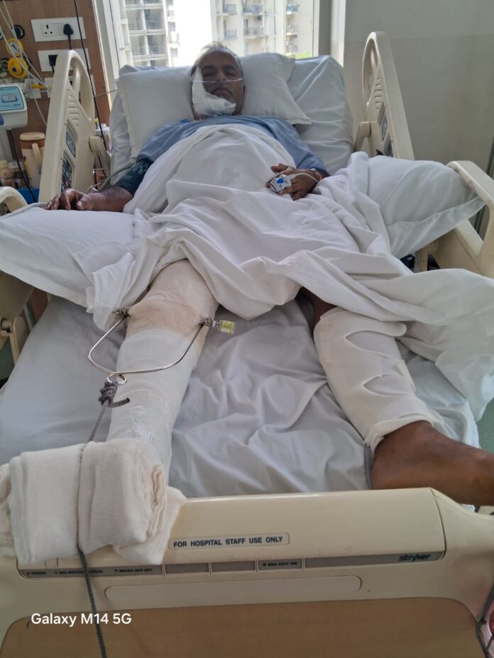 Hit-and-run in Greater Noida West leaves man critically injured, FIR filed only after repeated follow-ups, raising serious questions on police response.