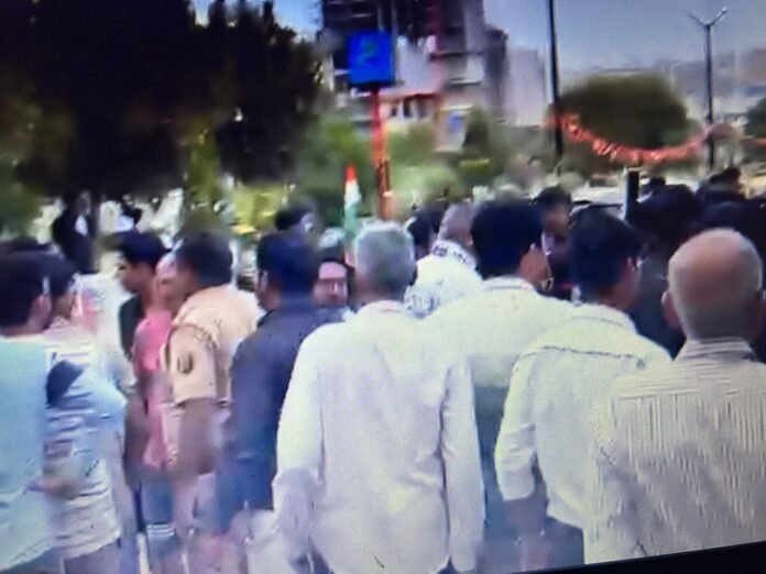 Tension at Himalaya Pride Society as AOA begins handover process, alleges builder interference and police support during peaceful transition.