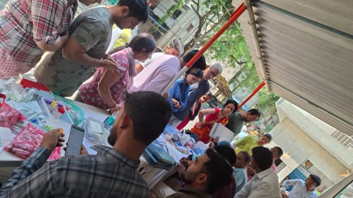 Free health camp in Udyog Vihar Sector 82 brings residents together as around 150 people avail free check-ups and expert medical consultation