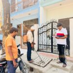Larvicide spraying drive underway in Beta-1 by the health department of Greater Noida Authority to prevent mosquito breeding and control seasonal diseases.