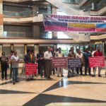 Shopkeepers and buyers protest at Uferia Mall over alleged illegal charges, poor maintenance and security concerns; authorities urged to take immediate action.