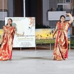 Residents of RG Residency celebrate the 165th birth anniversary of Rabindranath Tagore with cultural performances, Rabindra Sangeet and traditional Bengali festivities organised by Bongo Moitri Cultural Society Trust in Sector-120, Noida.