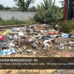 Garbage heaps and overgrown bushes surrounding the Ramlila Ground in UPSIDA Site-4, Greater Noida, have prompted Active Citizen Team member Harendra Bhati to demand immediate cleaning and regular maintenance from the authorities.