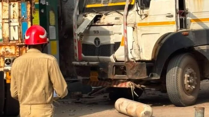 A massive blast at a CNG station near Tikri Kalan Metro Station in Delhi left one person dead and five others seriously injured, with police and forensic teams investigating the cause.
