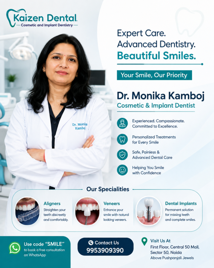 Dr. Monika Kamboj -Kaizen Dental