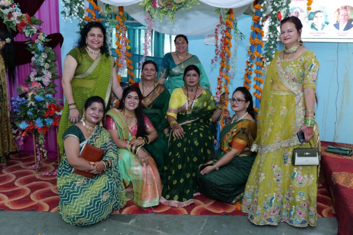 Jyoti Vashishtha was crowned Miss Teej 2026 during the Hariyali Teej celebration organised by RWA Sector Beta-1, Greater Noida, where around 135 women participated in cultural activities and competitions. Jyoti Vashishtha was crowned Miss Teej 2026 during the Hariyali Teej celebration organised by RWA Sector Beta-1, Greater Noida, where around 135 women participated in cultural activities and competitions.