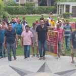 Express Zenith residents submit a complaint at Sector 113 police station seeking intervention over alleged safety and management issues in the Sector 77 society.