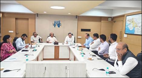NHAI and Sardar Sarovar Narmada Nigam Limited officials during the signing of an MoU in Gandhinagar to streamline approvals for national highway, canal and pipeline crossings across Gujarat. NHAI and Sardar Sarovar Narmada Nigam Limited officials during the signing of an MoU in Gandhinagar to streamline approvals for national highway, canal and pipeline crossings across Gujarat.
