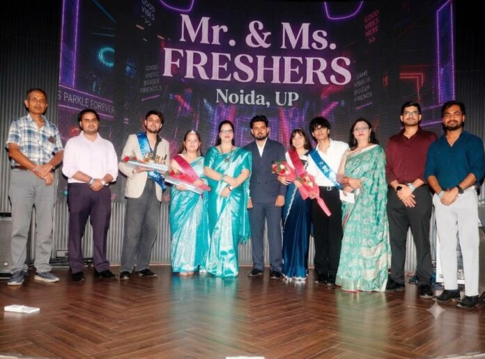 Students showcase their talent and confidence during Glam N Geek 2026 organised by the School of IT at IMS Noida.
