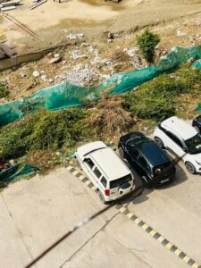 Residents of Nirala Greenshire have sought urgent repairs to the damaged boundary wall between Nirala Greenshire and Nirala Trio, citing safety and sanitation concerns ahead of Diwali.