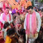 Devotees immerse themselves in bhakti during the grand Mata Jagran organised at Lotus Villa Society on October 17, featuring devotional bhajans, religious tableaux and an all-night celebration of faith and togetherness.