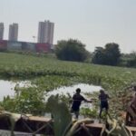 This image from Ganpati Visarjan is not even a month old, yet concerns over cleanliness and safety at the immersion site remain. With Durga Visarjan approaching, what can residents expect from the Greater Noida Authority?