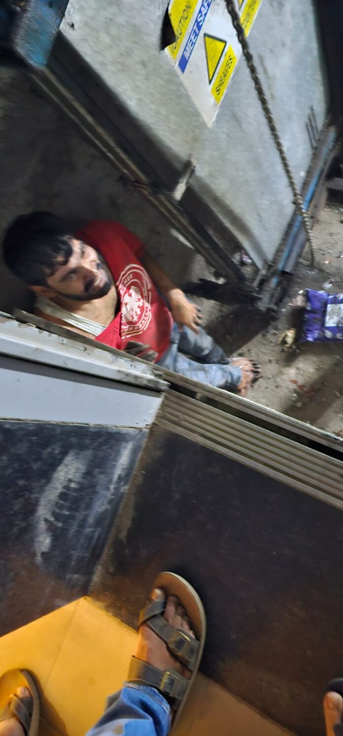 A Blinkit delivery executive sustained a leg fracture after falling into the service lift pit at Tower 7 of Mahagun Mywoods Society in Greater Noida West on October 19. Residents and security personnel carried out the rescue, while a detailed technical investigation has been sought.