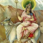 Maa Shailputri the first form of Goddess Durga and the divine daughter of the Himalayas symbolizes unwavering strength, purity, stability and new beginnings